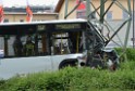 Schwerer Bus Unfall Koeln Porz Gremberghoven Neuenhofstr P115